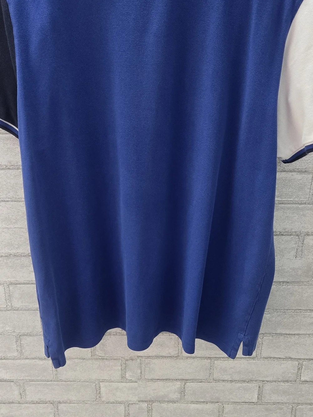 Polo by Ralph Lauren Blue Polo with White Pony & Gold Crest
